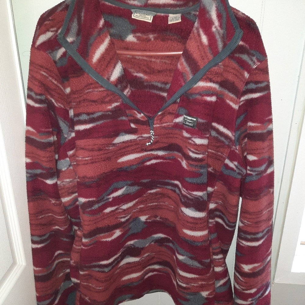 L.L. Bean Pullover Half Zip Jacket men's XL